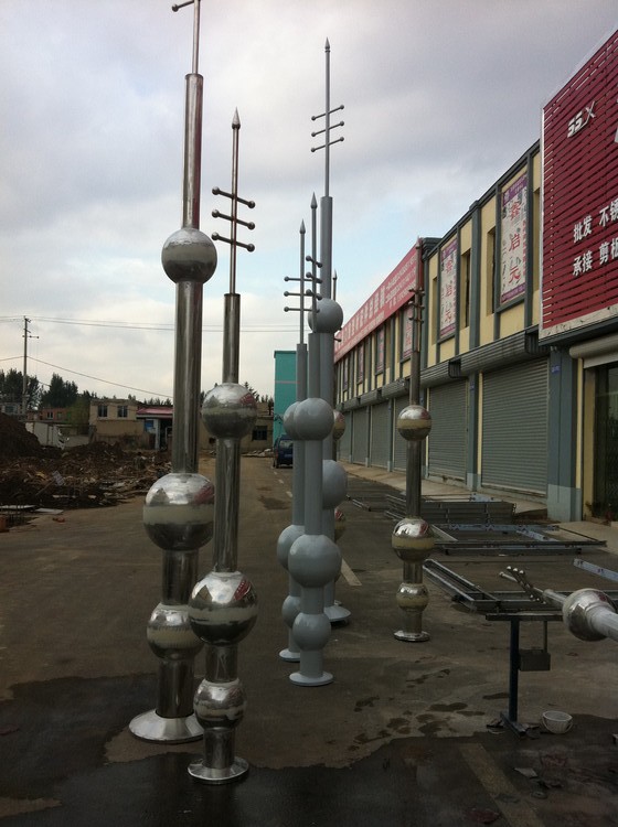 欧式避雷针实景照片