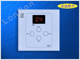 公共广播对讲系统（IP网络）之控制面板图